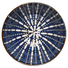 Pulse Stamped Bowl - Small, porcelain with vibrant blue and white stamped design.