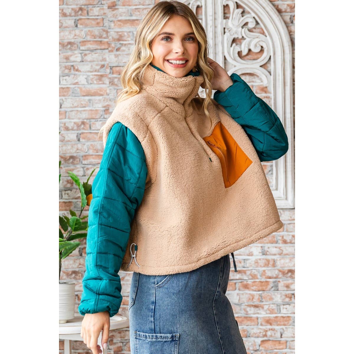 Emily Fleece Pullover - Cozy Half-Zip Winter Essential
