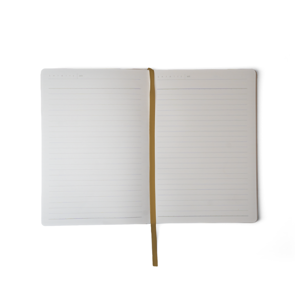 Daisy Frame embroidered hardbound notebook by Denik, alternate view