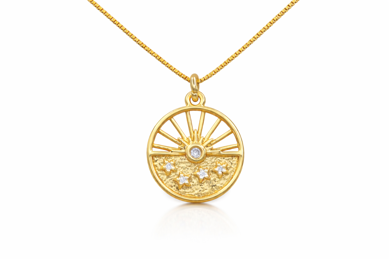 Sun & Stars Amulet Necklace