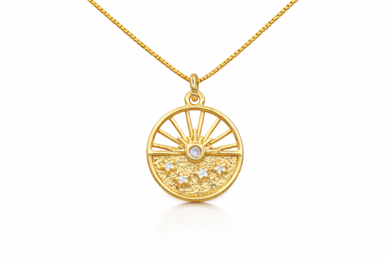 Sun & Stars Amulet Necklace