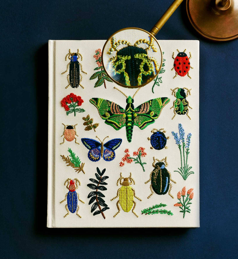 Curio Embroidered Fabric Sketchbook