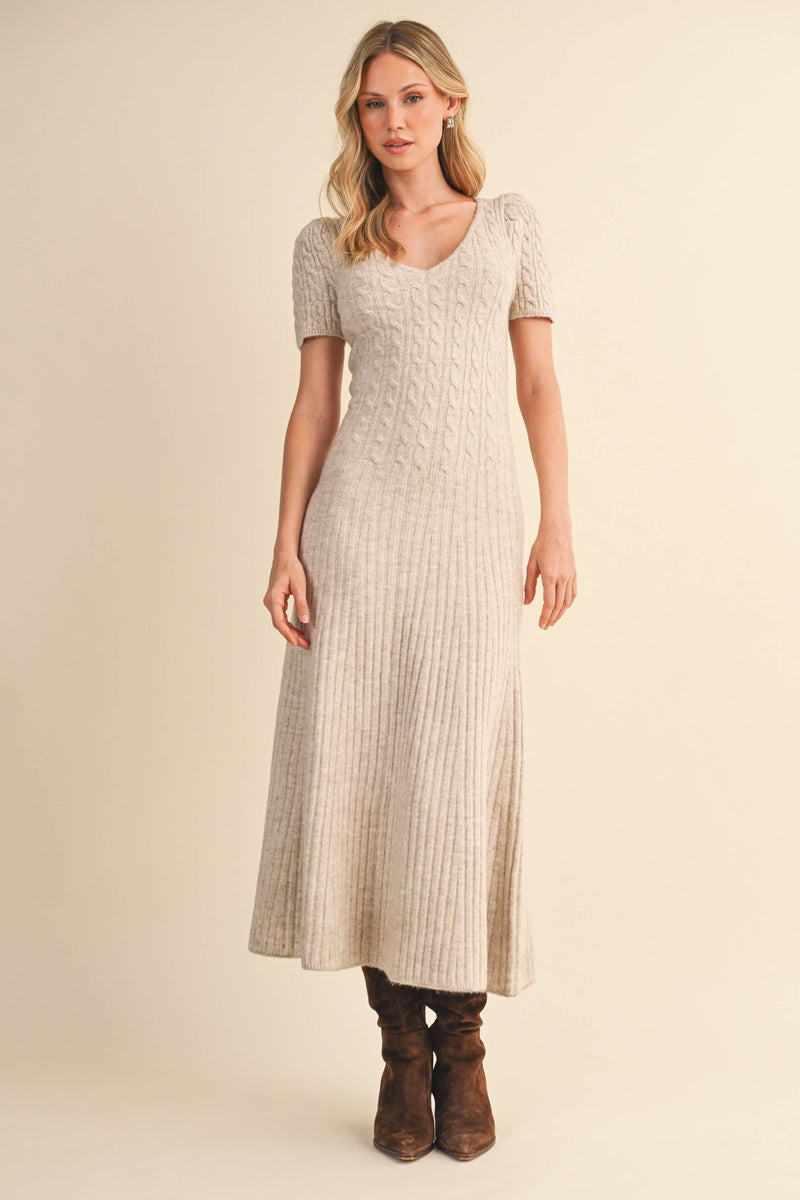 Alba Cable Knit Dress
