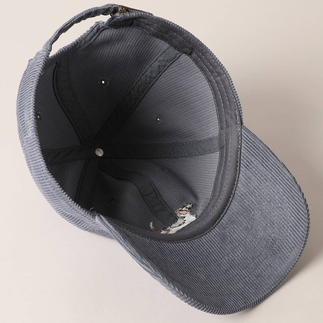 Bradley Beagle Corduroy Baseball Cap
