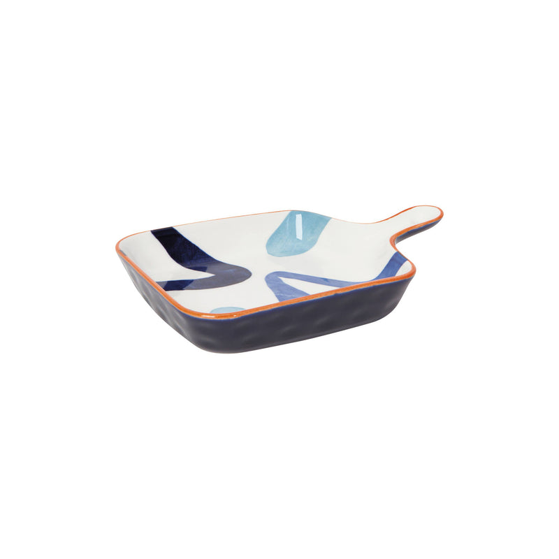 Canvas Stamped Tapas Plate