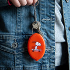 Peanuts Snoopy Skateboard Coin Pouch - Snoopy on a skateboard, a playful and compact coin pouch for Peanuts enthusiasts.