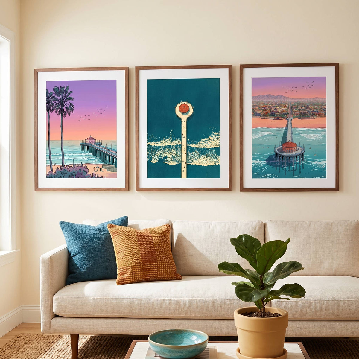 Manhattan Beach Pier Print