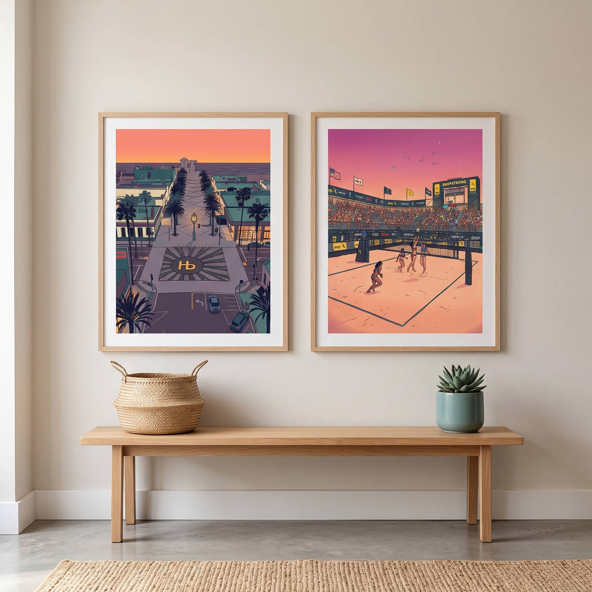 Hermosa Beach AVP Print