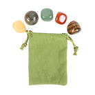 Leo Crystal Set - Yellow Jade, Tiger's Eye, Confidence Boosters