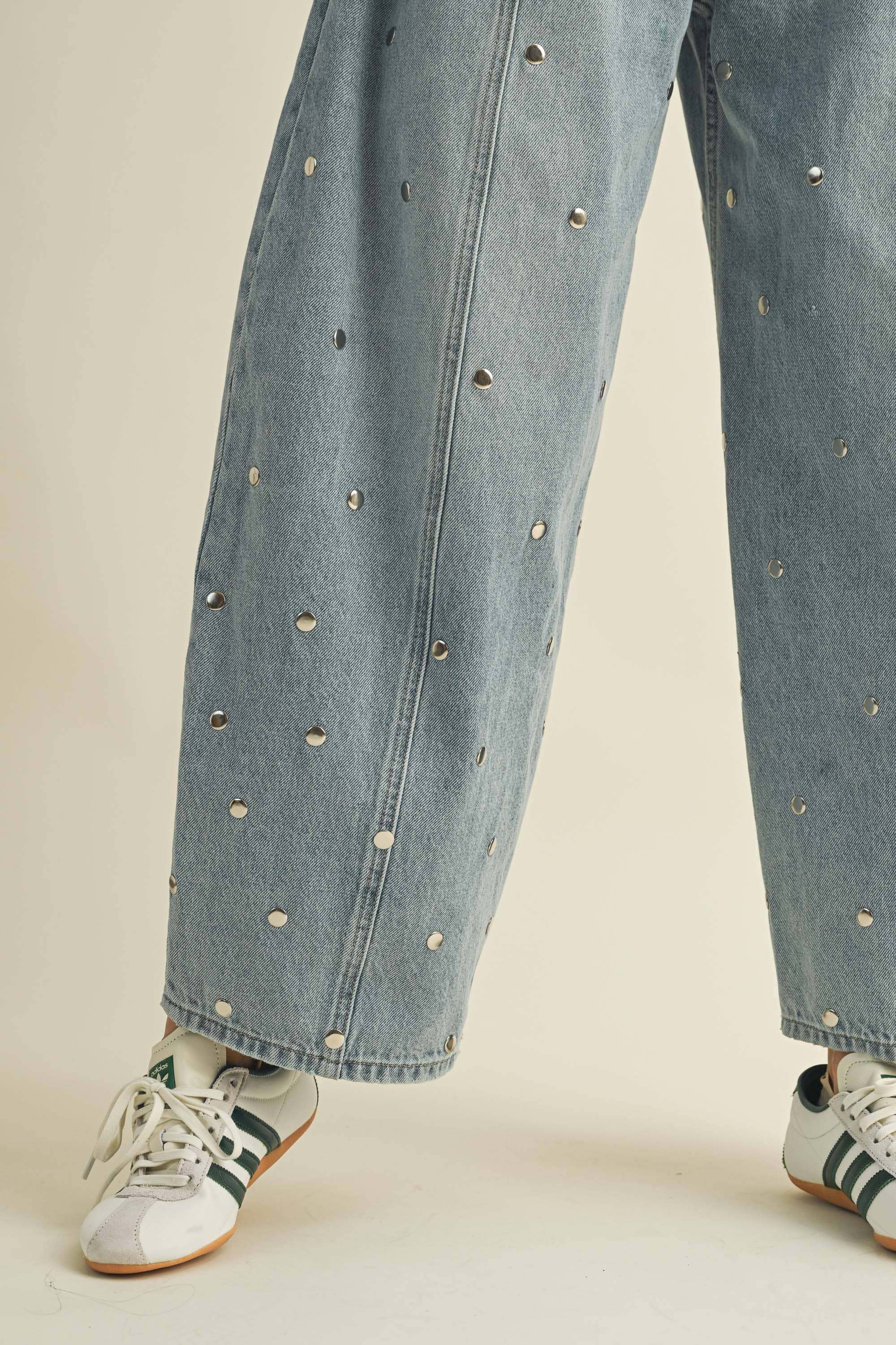 Rivet Denim Pants