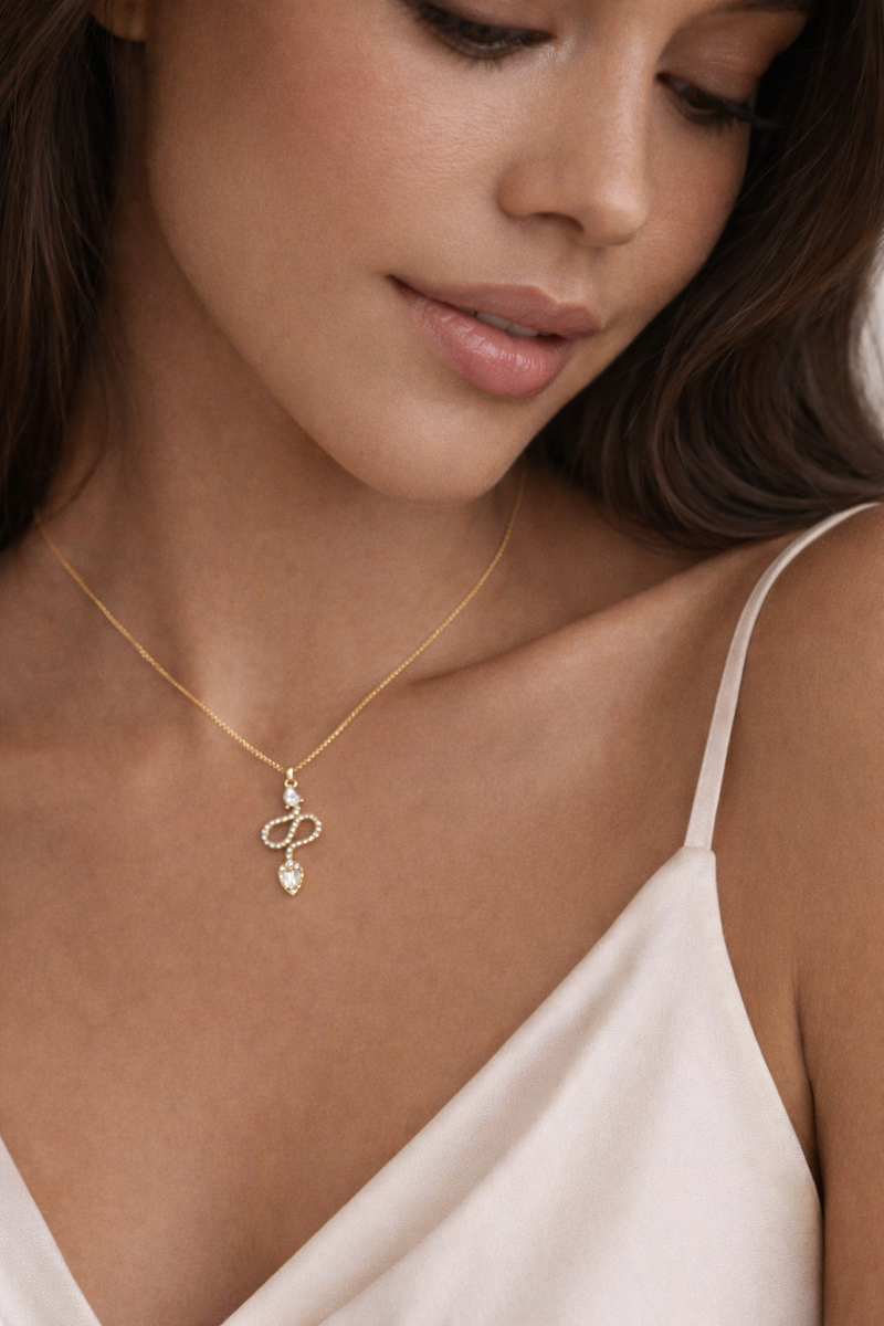 Crystal Serpent Necklace