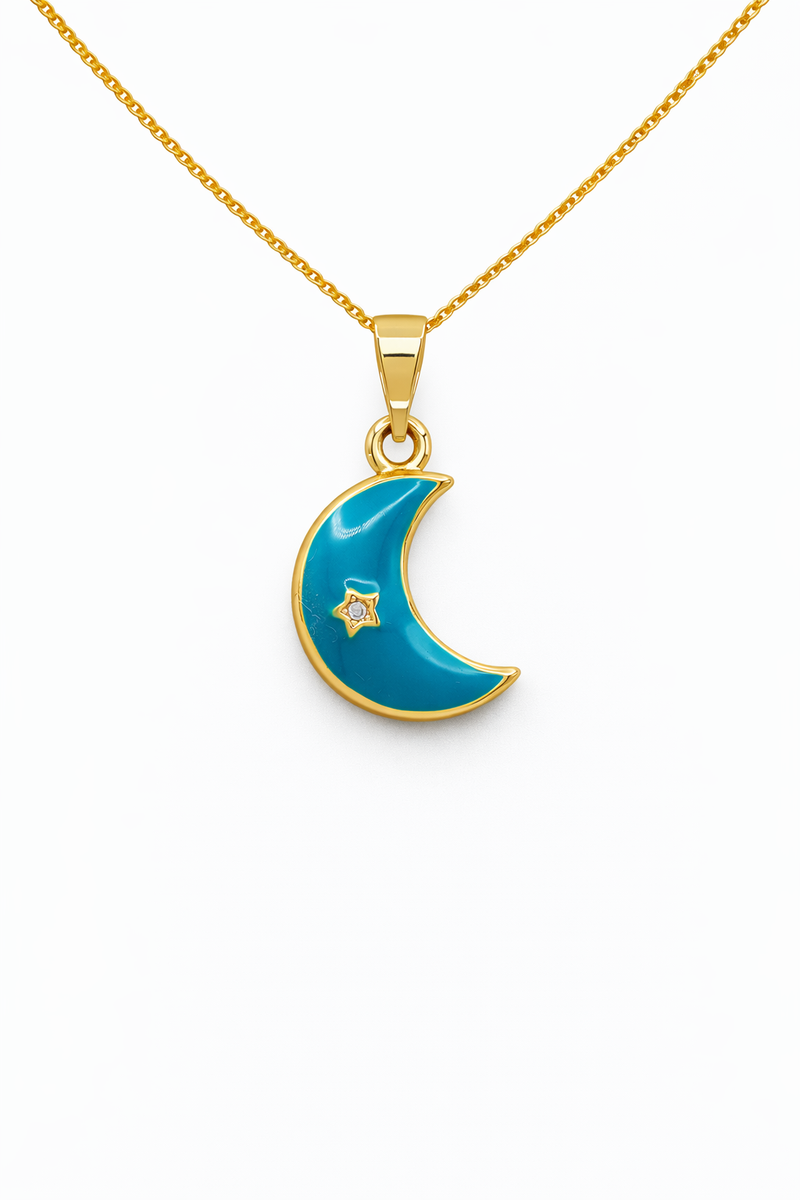 Celeste Blue Moon Necklace