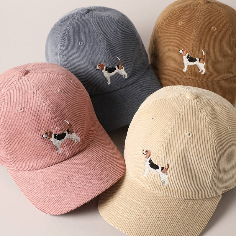 Bradley Beagle Corduroy Baseball Cap
