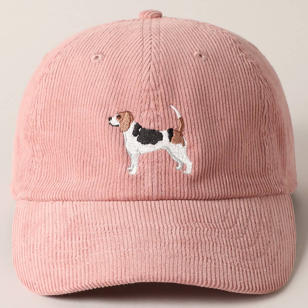 Bradley Beagle Corduroy Baseball Cap