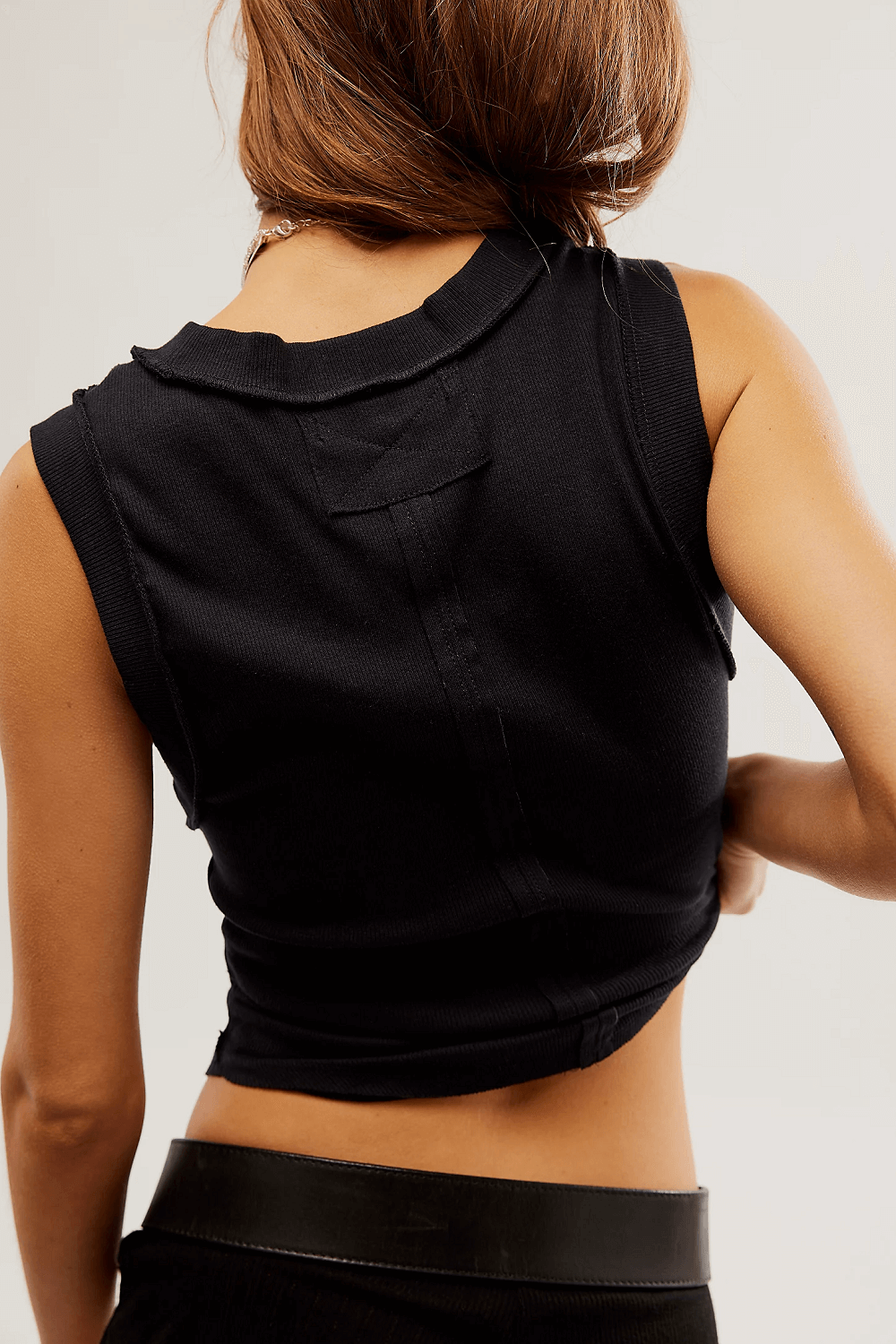 Ribbed Sleeveless Tank Top