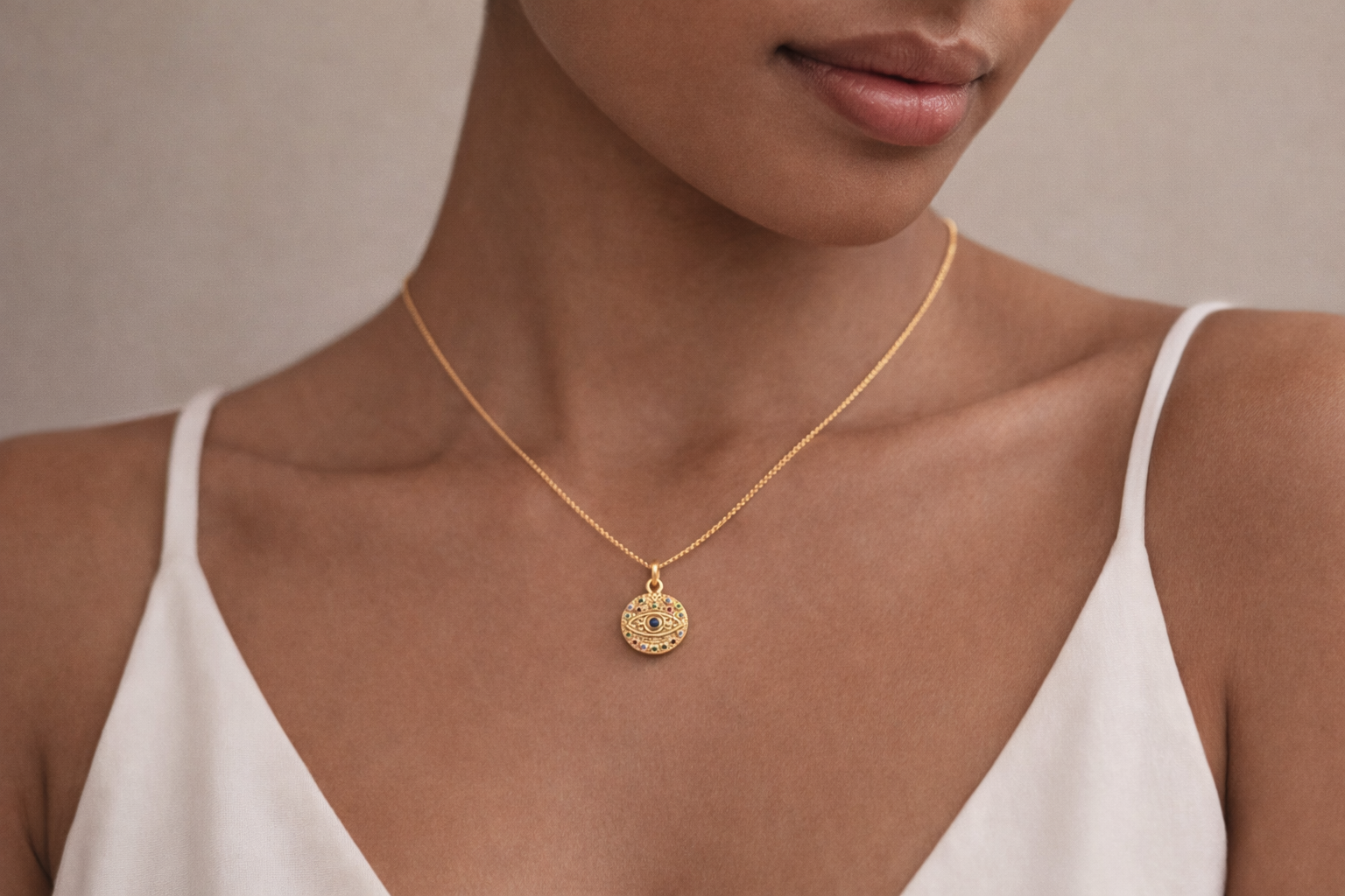 Ornate Eye Necklace