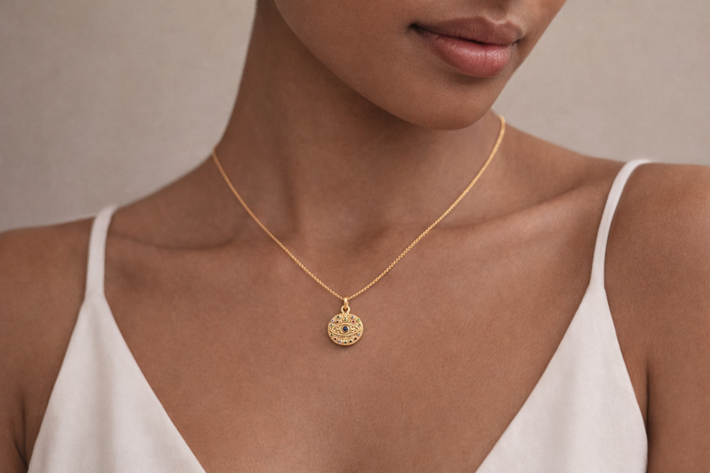 Ornate Eye Necklace