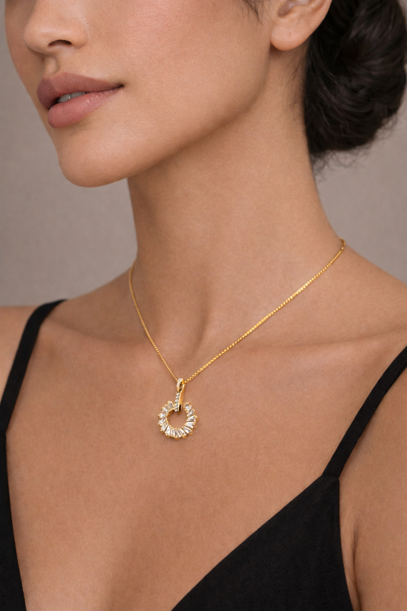 Radiant Halo Necklace