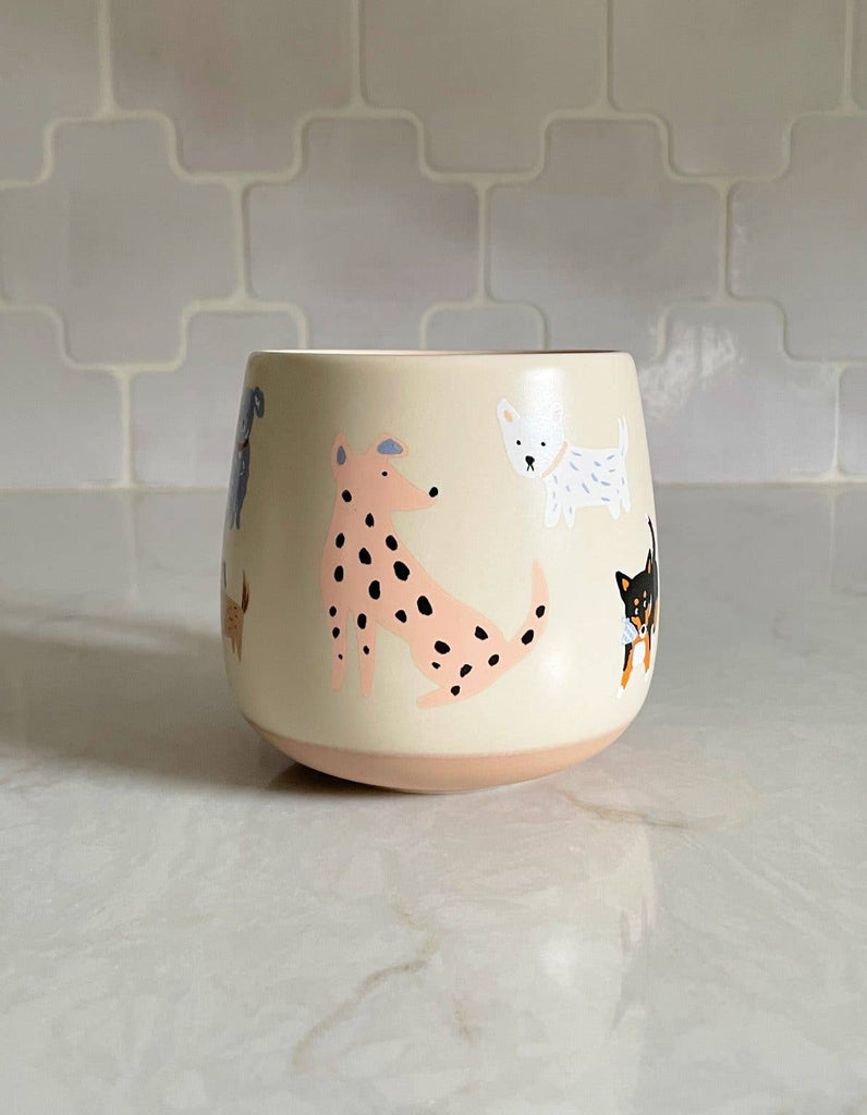 FORMA Ceramic Dogs Mug - Quirky canine charm for delightful sips.