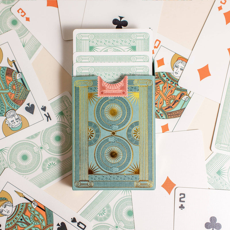 The Olympia Playing Cards - Sage