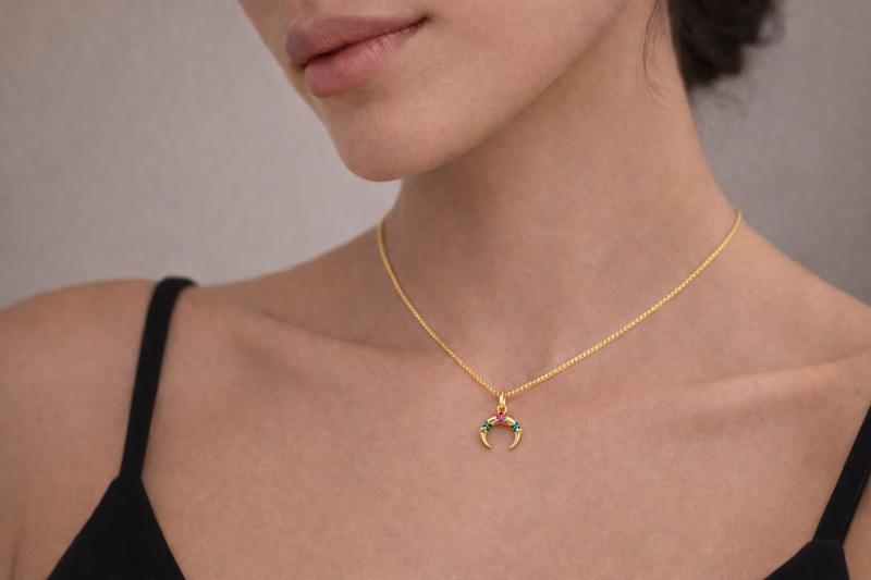 Floral Arc Necklace