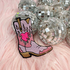 Burning Love Cowgirl Boot Patch