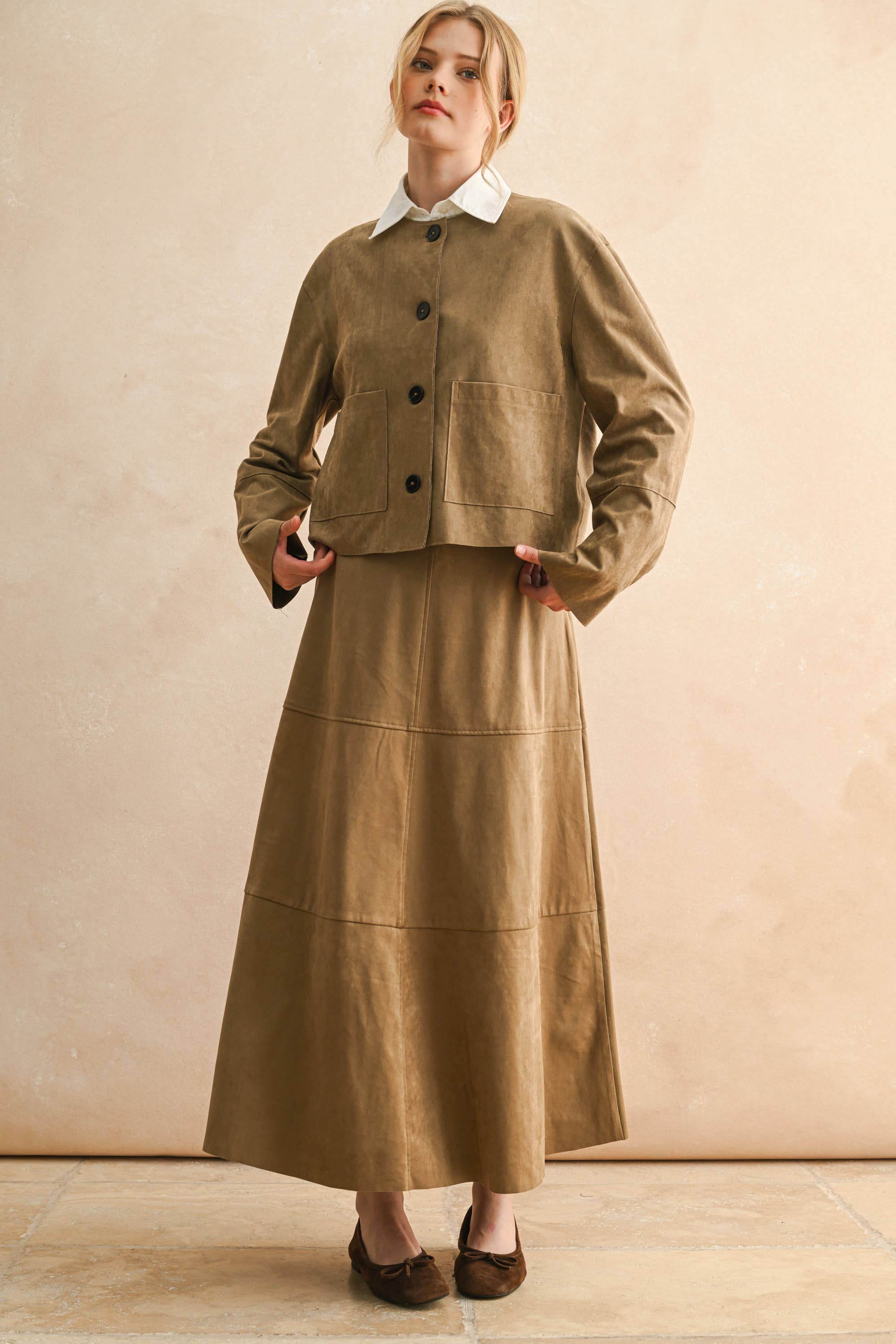 Clara Sand Skirt