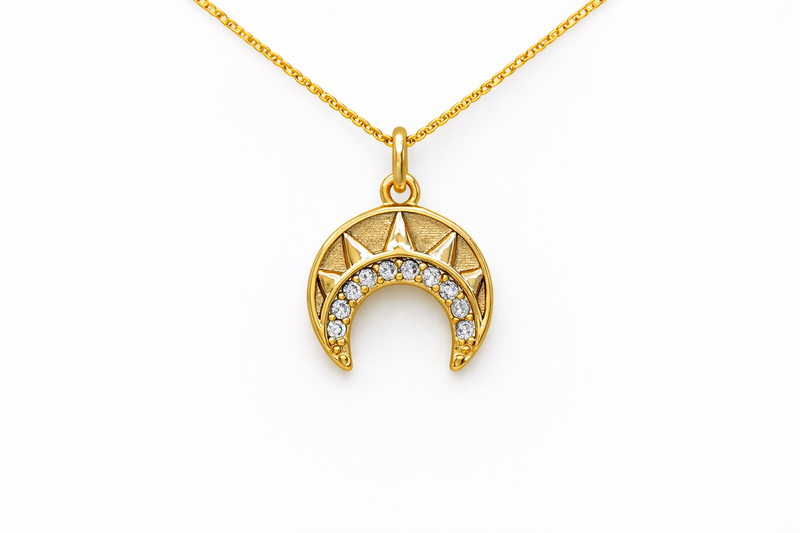 Inverted Eclipse Necklace
