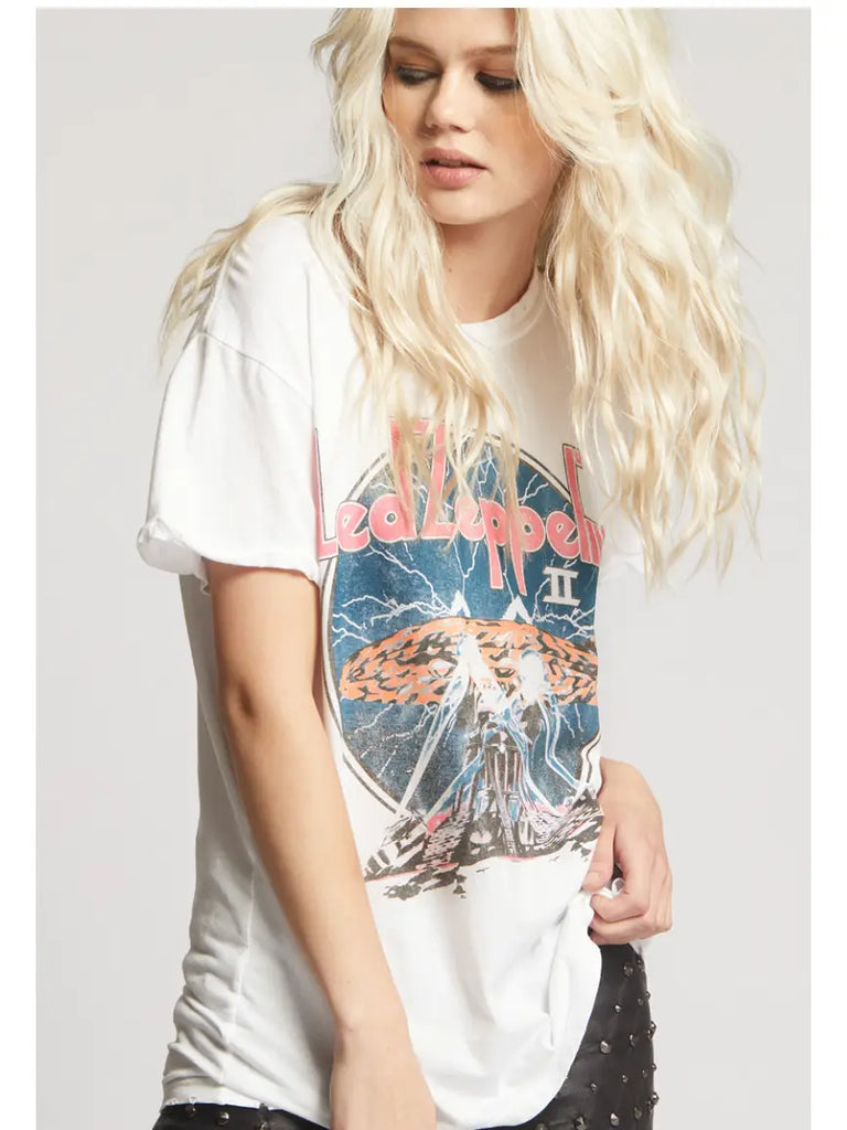 Led Zeppelin "Two" Tee - Timeless graphics inspired by the iconic album cover. Perfect for rock enthusiasts. Elevate your style with this legendary tee.