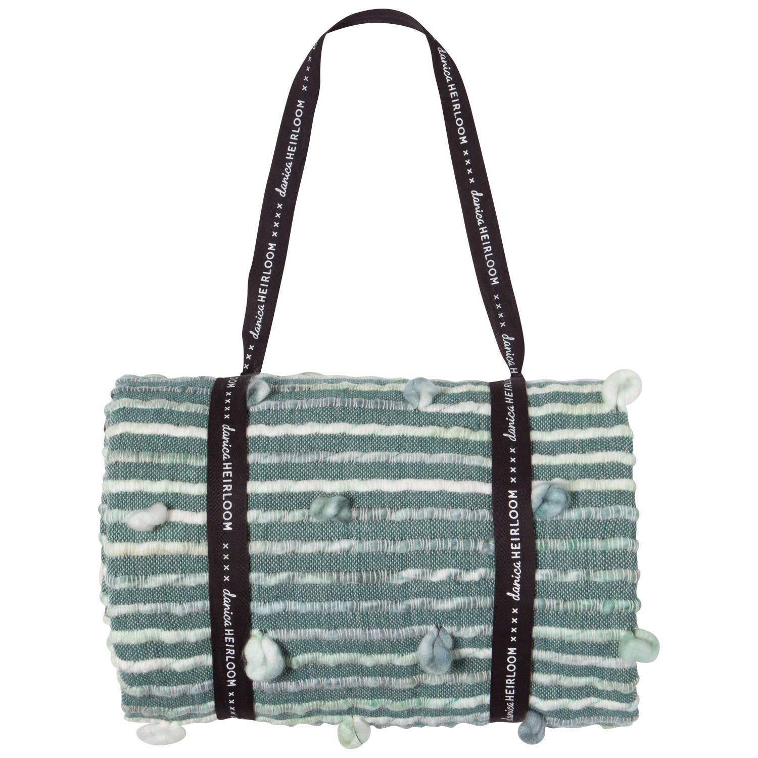 Jade Green Brook Throw, soft fabric with rich jade green color.