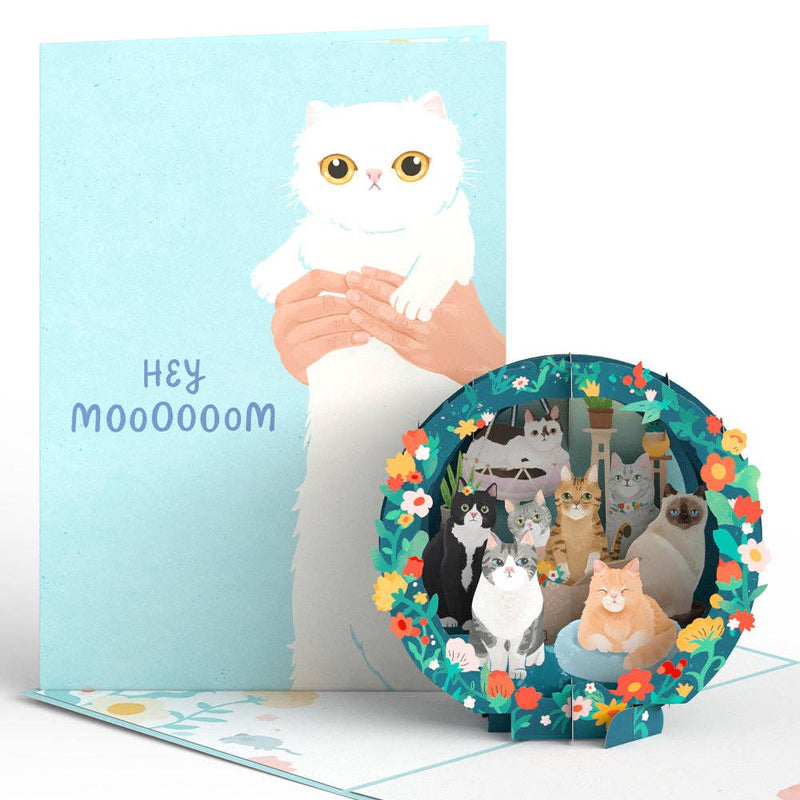 Cat Mom Pop-Up Card