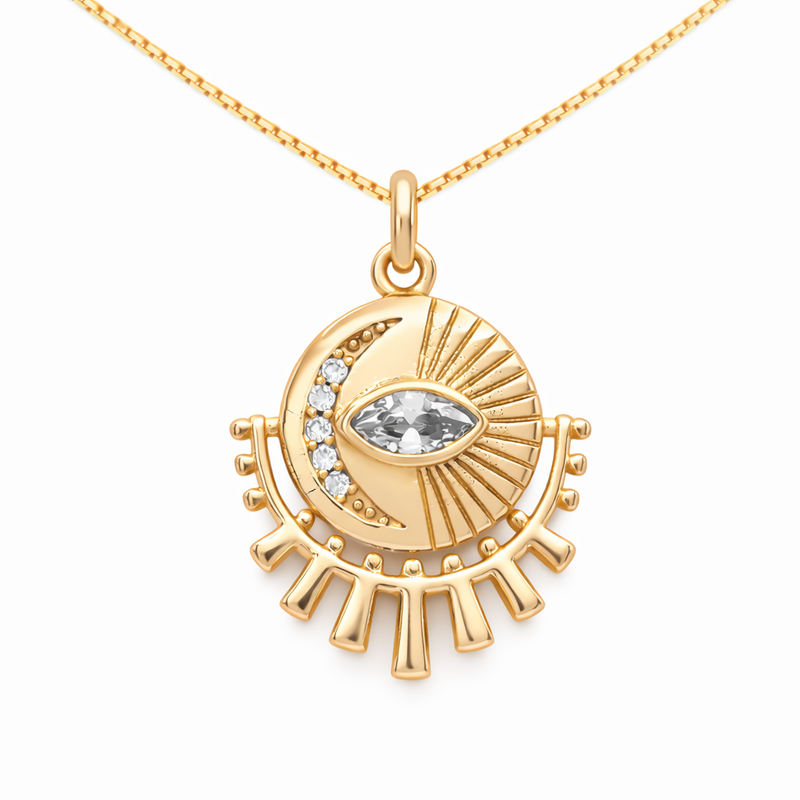 Celestial Sun & Moon Necklace