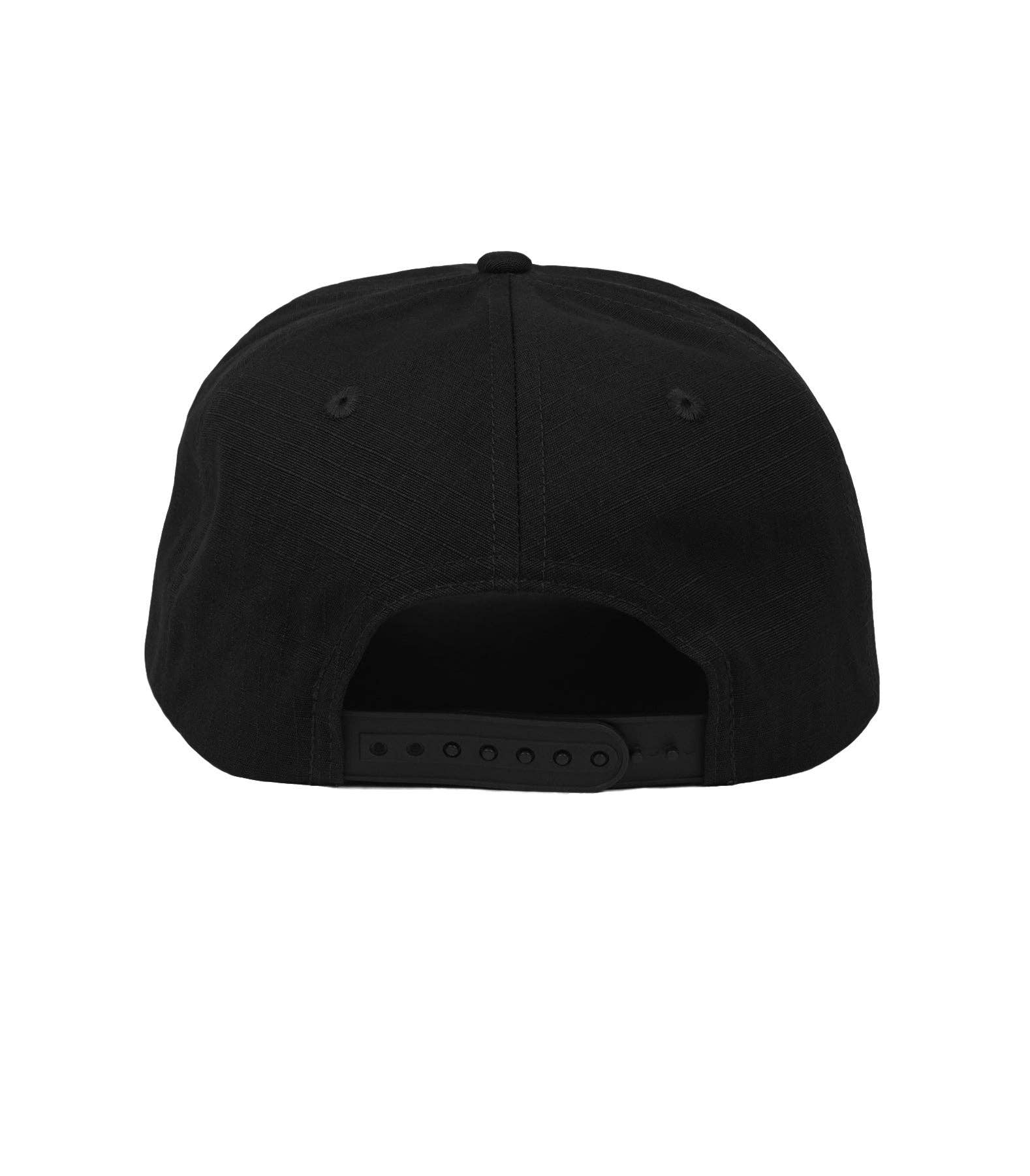 Black cap on a white background