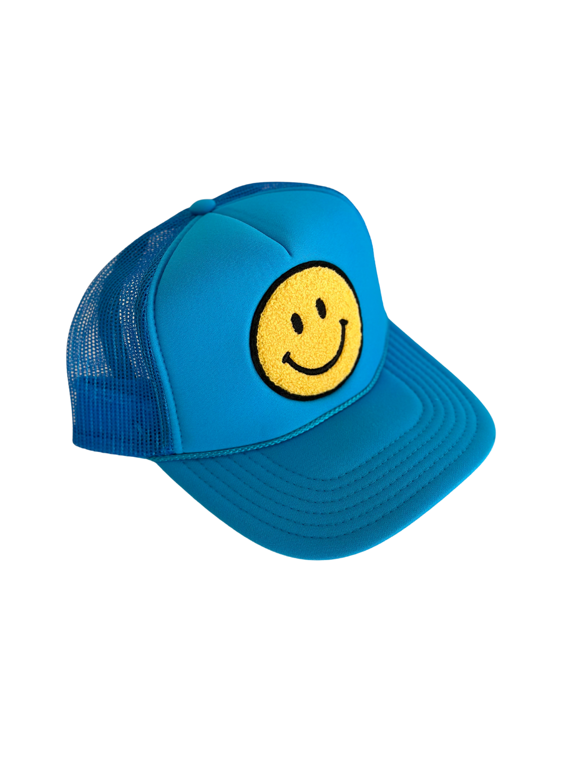Smiley Patch Trucker Hat