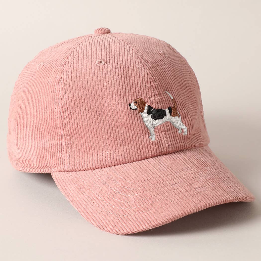Bradley Beagle Corduroy Baseball Cap