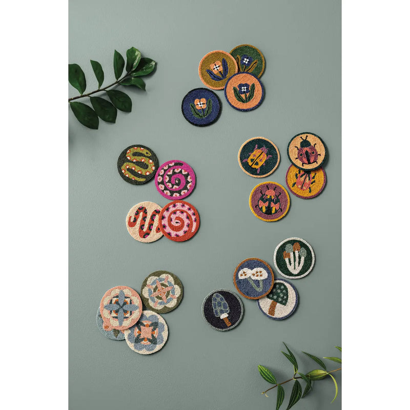 Amulet Beaded Coasters