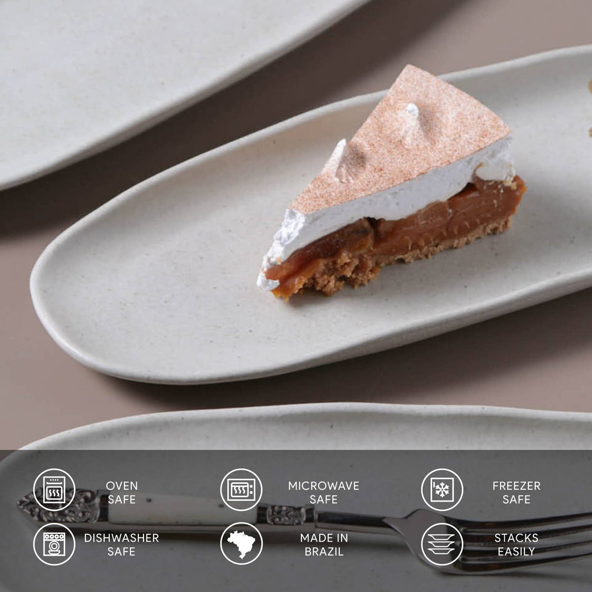 Shallow Oval Platter Large 14.17 x 5.12" Campestre