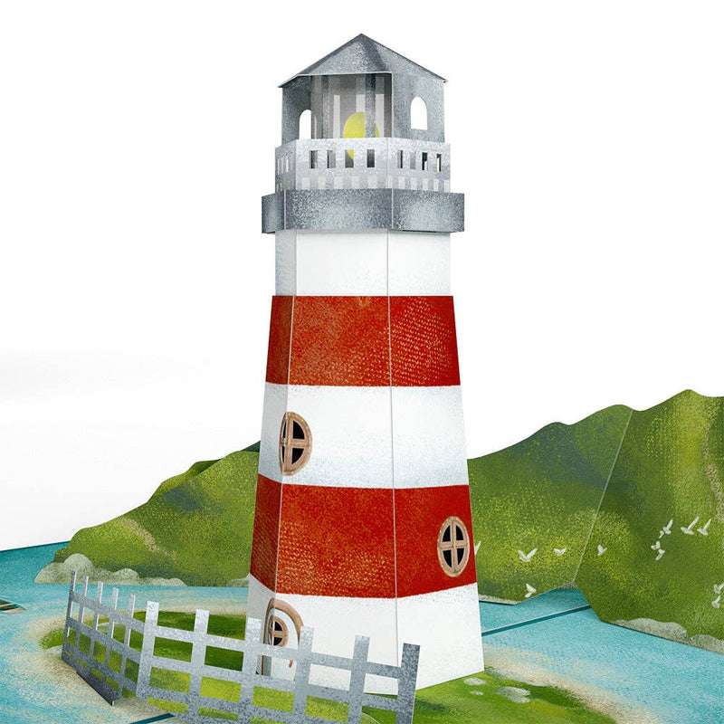 Coastal Lighthouse Pop-Up Card