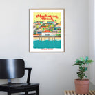 Manhattan Beach Print showcasing the urban charm and energy of this iconic cityscape.