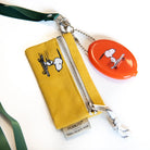 Peanuts Snoopy Skateboard Coin Pouch - Snoopy on a skateboard, a playful and compact coin pouch for Peanuts enthusiasts.