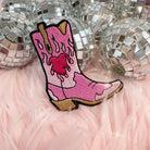Burning Love Cowgirl Boot Patch