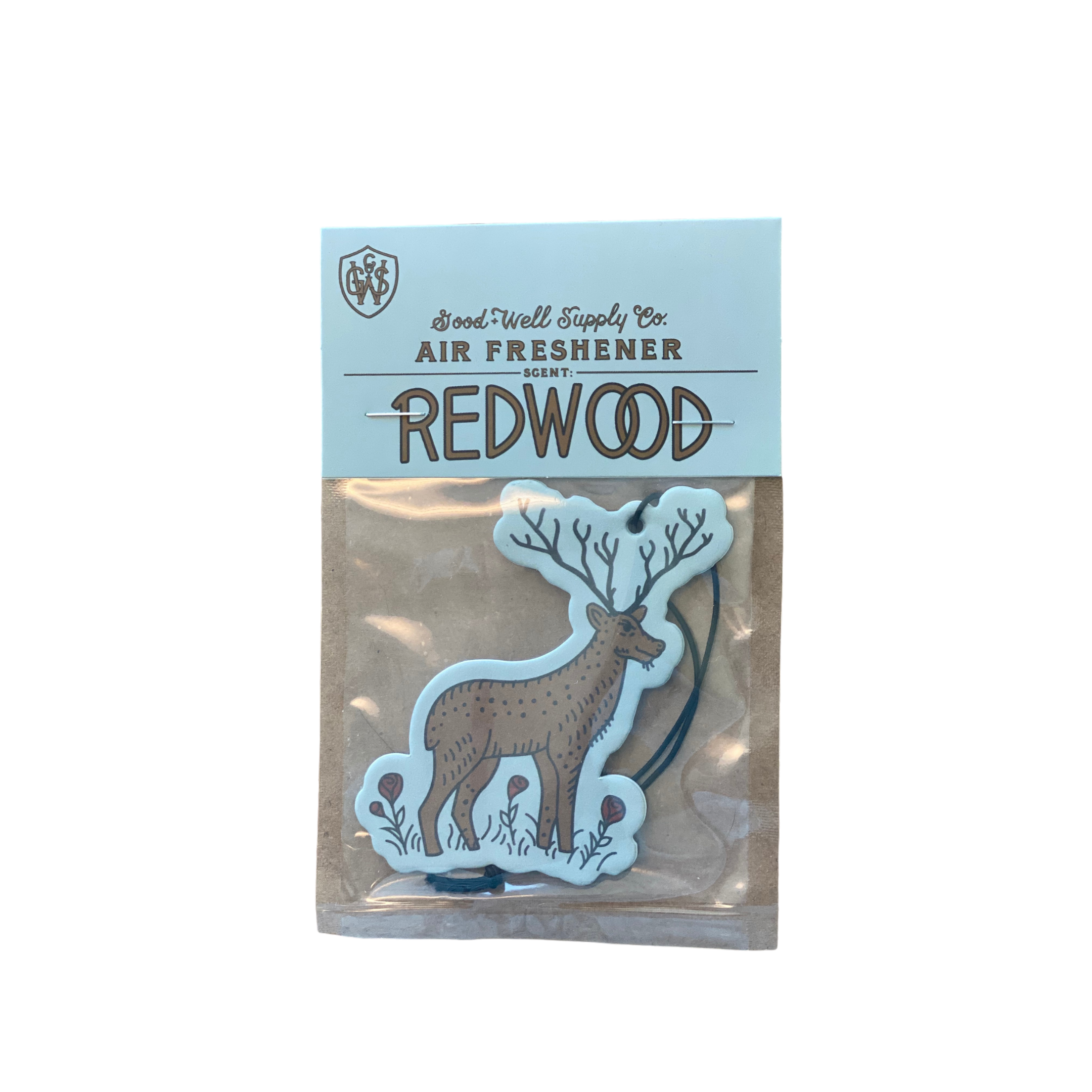 Redwood Air Freshener: A compact air freshener emitting a rejuvenating scent, epitome of natural freshness.