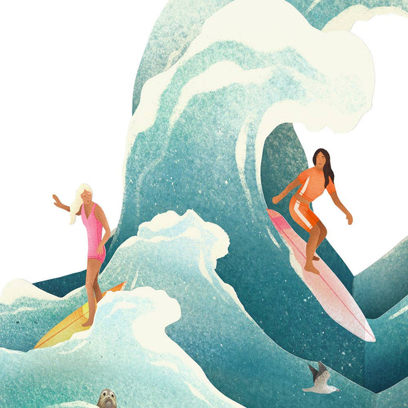 Surf’s Up Pop-Up Card