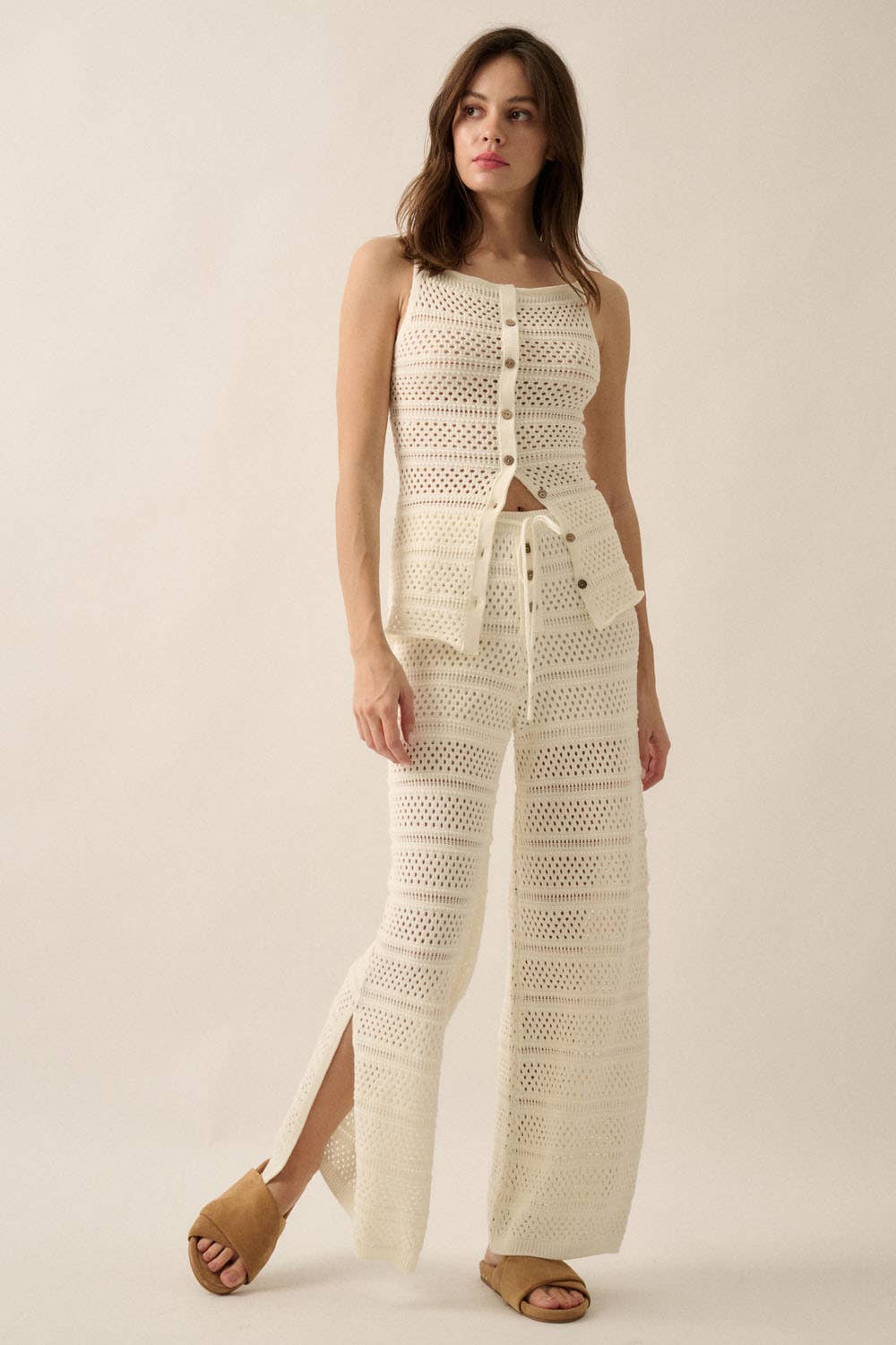 Coastal Crochet Pants