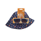 Forma Chico Sunglasses + Hat Combo for Kids - Adorable set combining stylish sunglasses and a playful hat for sunny adventures.