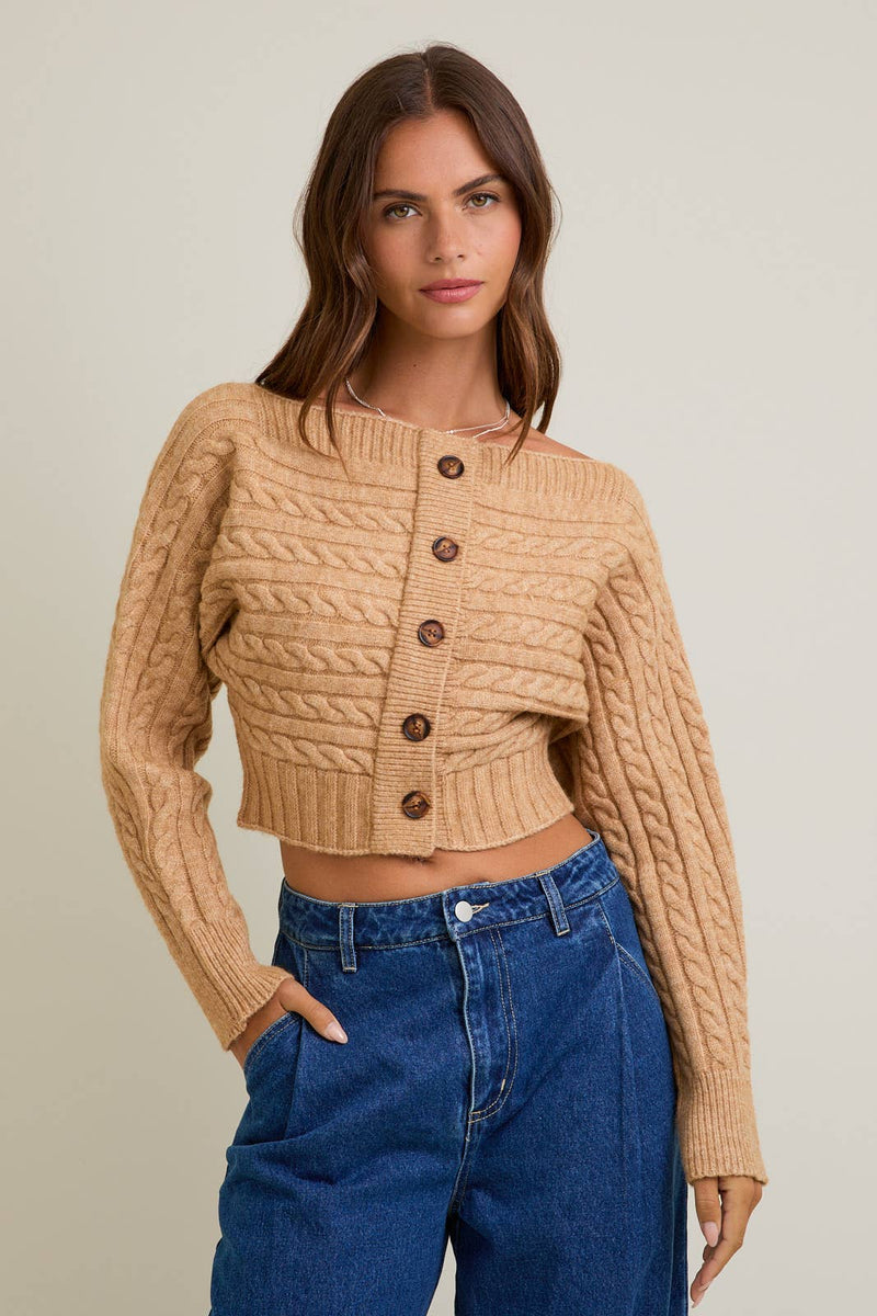 Brenda Off-Shoulder Sweater