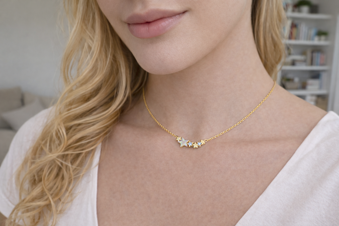 Twinkle Opal Necklace