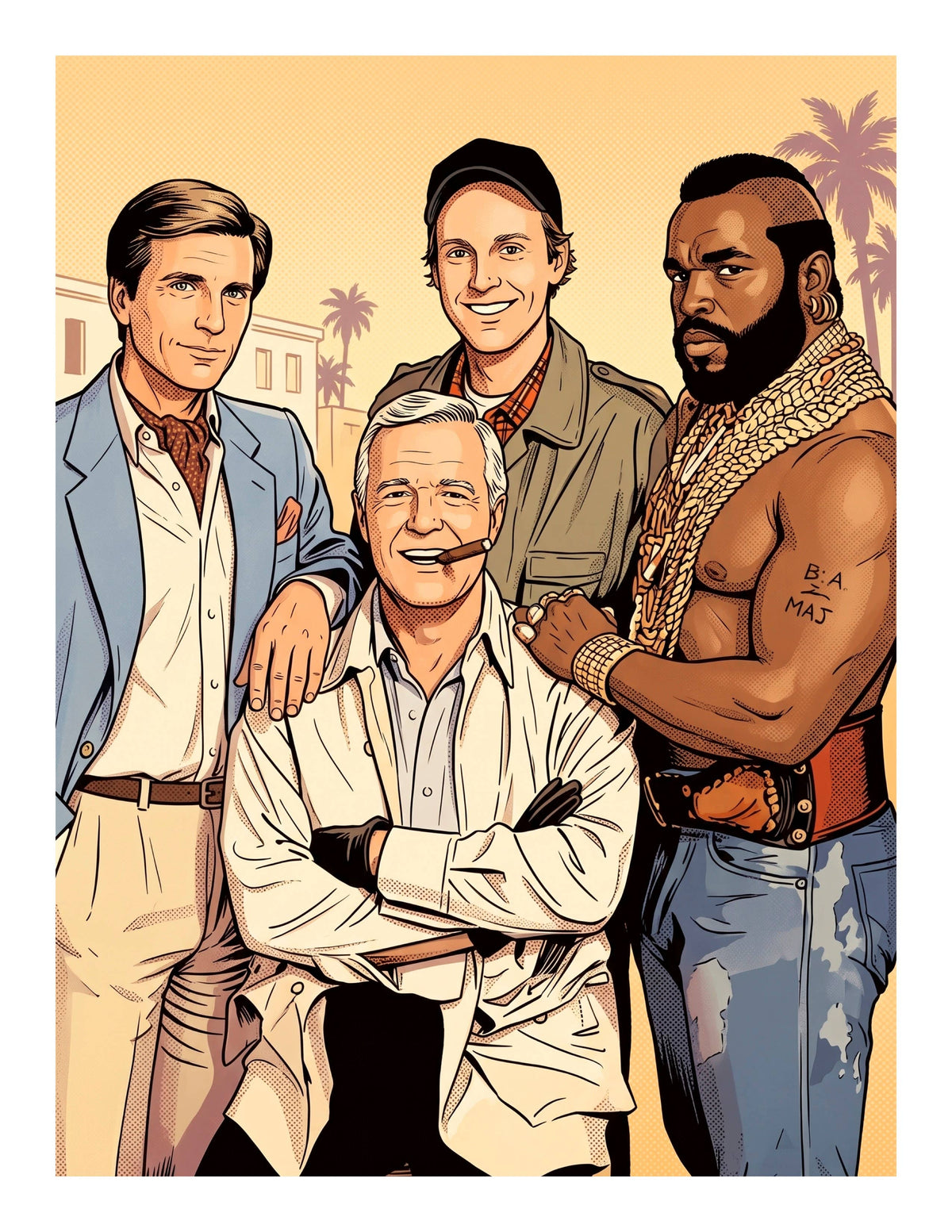 A Team Print
