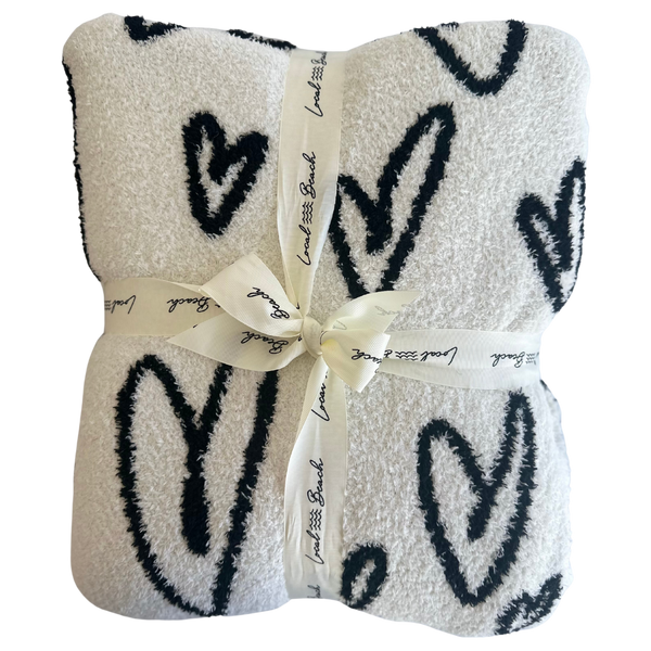 Love Collection Heart Luxe Home Blanket