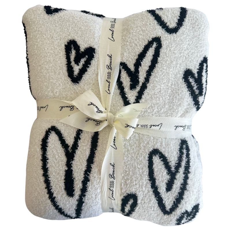 Love Collection Heart Luxe Home Blanket